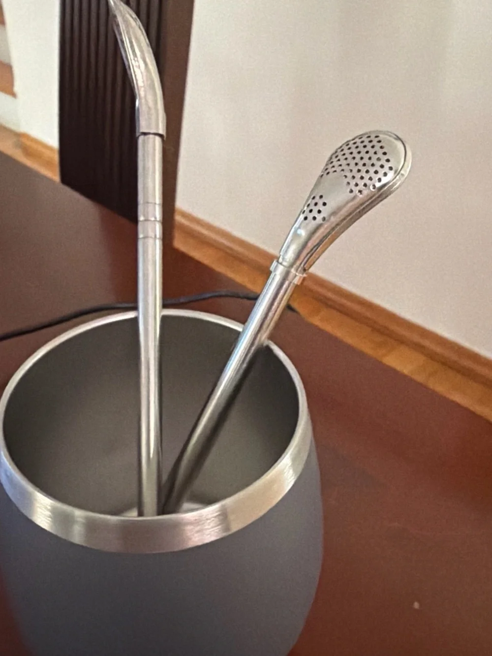 Matte Gray Stainless Cup